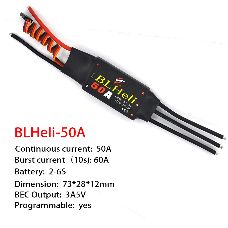 1-3 pces sem escova esc blheli - Fpv Drone Esc avaliação e preço