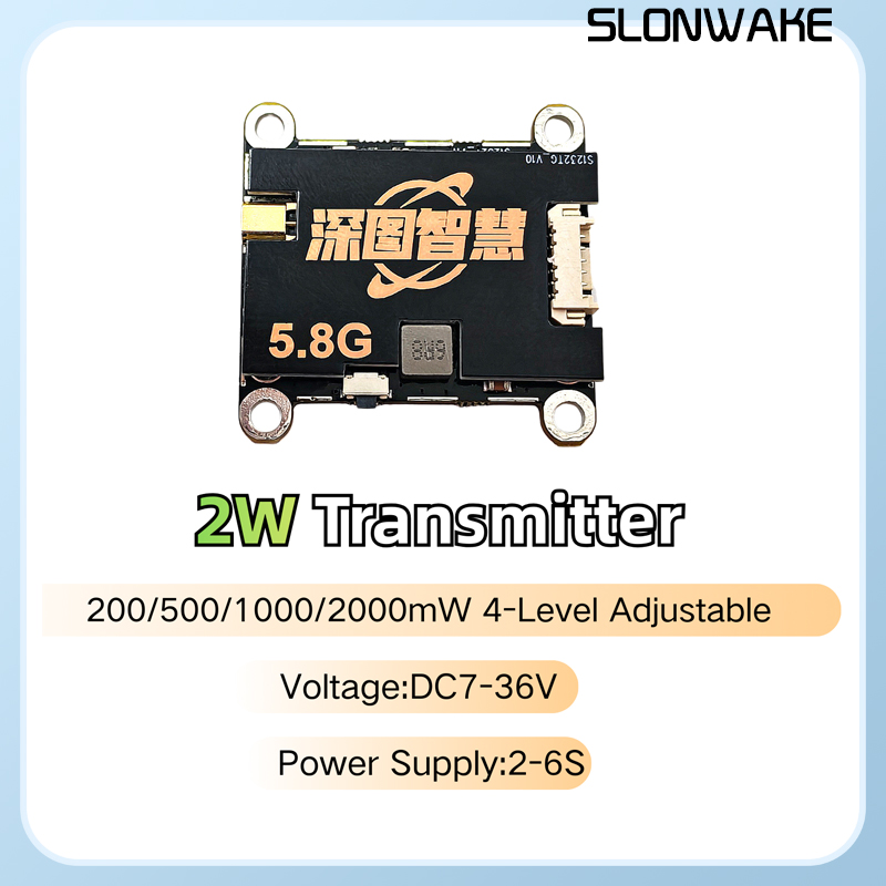 Transmissor VTX SLONWAKE 5.8G  - Fpv Drone Receiver avaliação e preço
