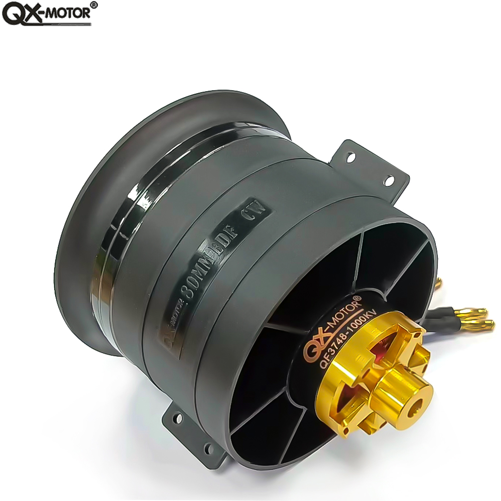 QX-MOTOR 80mm 12 lâminas edf c - Fpv Drone Esc avaliação e preço
