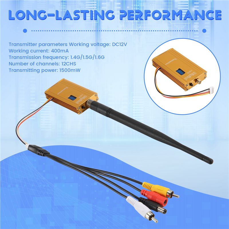 A48U 1.5G 1.5W FPV VTX 12CH 15 - Fpv Drone Transmitter avaliação e preço