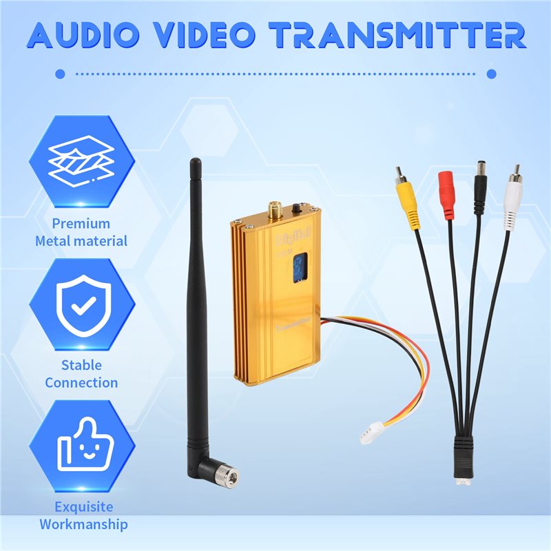 A48U 1.5G 1.5W FPV VTX 12CH 15 - Fpv Drone Transmitter avaliação e preço