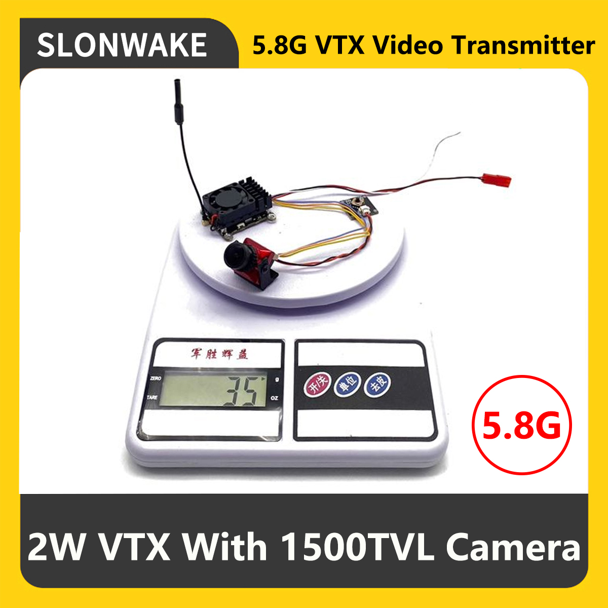 Transmissor FPV VTX SLONWAKE 5 - Fpv Drone Frame avaliação e preço