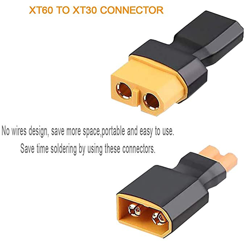 4 pçs xt60 para xt30 plug fême - Fpv Drone Charger avaliação e preço